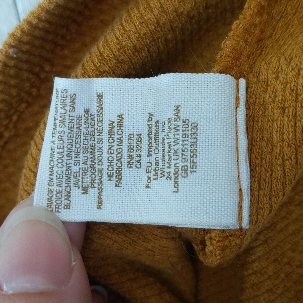 Free People Crafty Cuff Gold Lace Thermal Top S - Picture 14 of 15